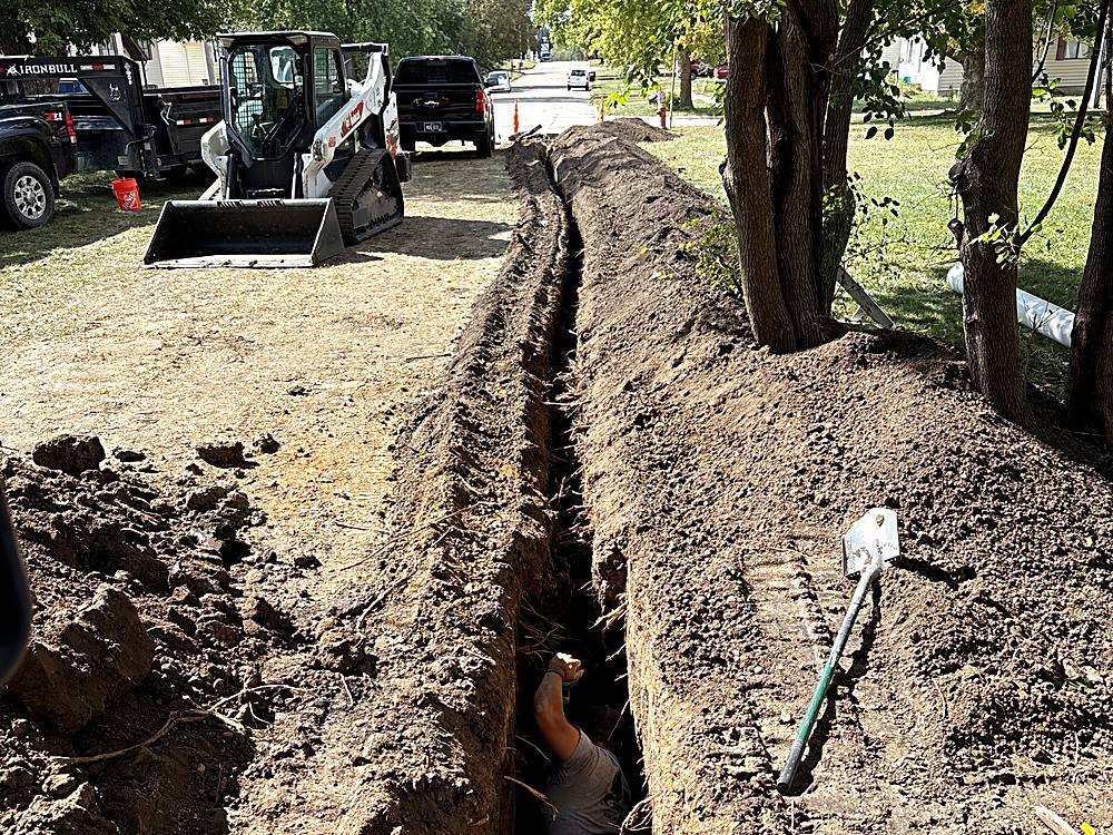 Water line replacement Iowa
